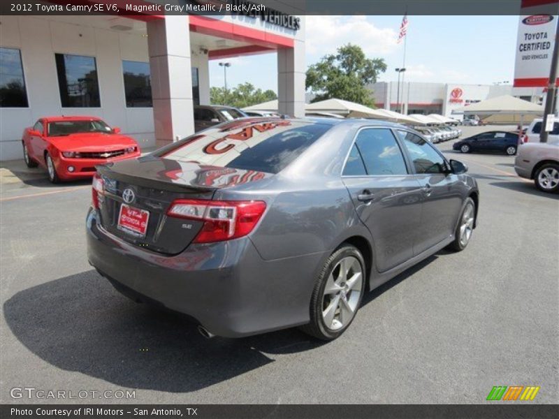 Magnetic Gray Metallic / Black/Ash 2012 Toyota Camry SE V6