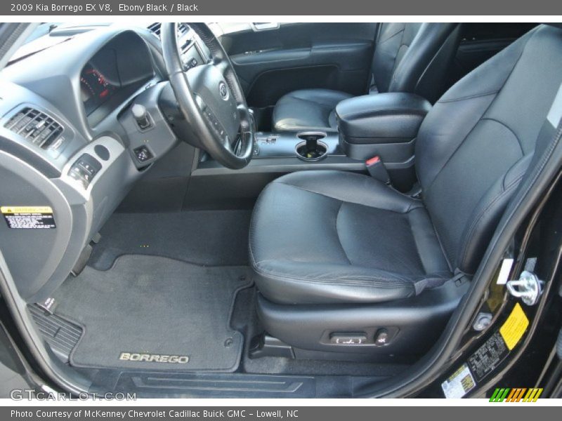 Ebony Black / Black 2009 Kia Borrego EX V8