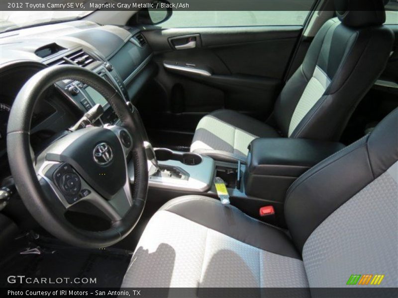 Magnetic Gray Metallic / Black/Ash 2012 Toyota Camry SE V6
