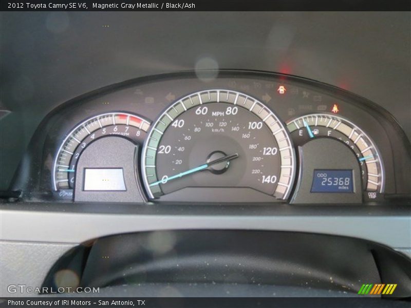 Magnetic Gray Metallic / Black/Ash 2012 Toyota Camry SE V6