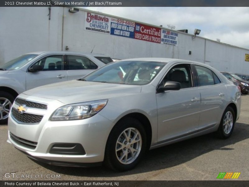 Silver Ice Metallic / Jet Black/Titanium 2013 Chevrolet Malibu LS