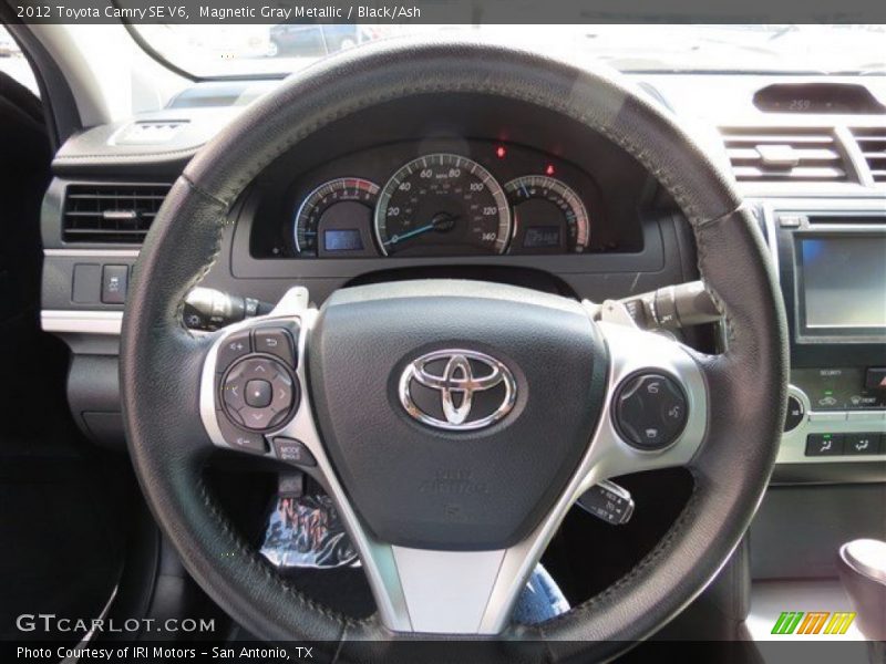 Magnetic Gray Metallic / Black/Ash 2012 Toyota Camry SE V6