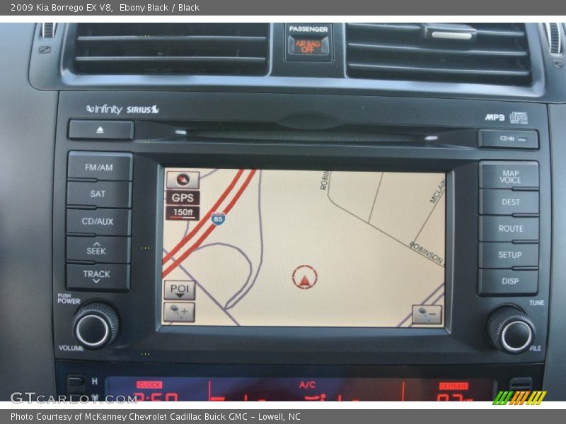 Navigation of 2009 Borrego EX V8