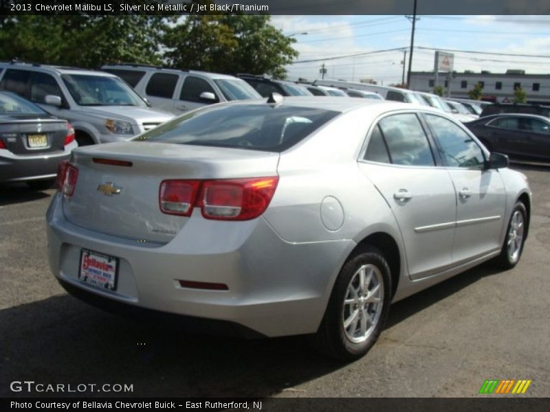 Silver Ice Metallic / Jet Black/Titanium 2013 Chevrolet Malibu LS