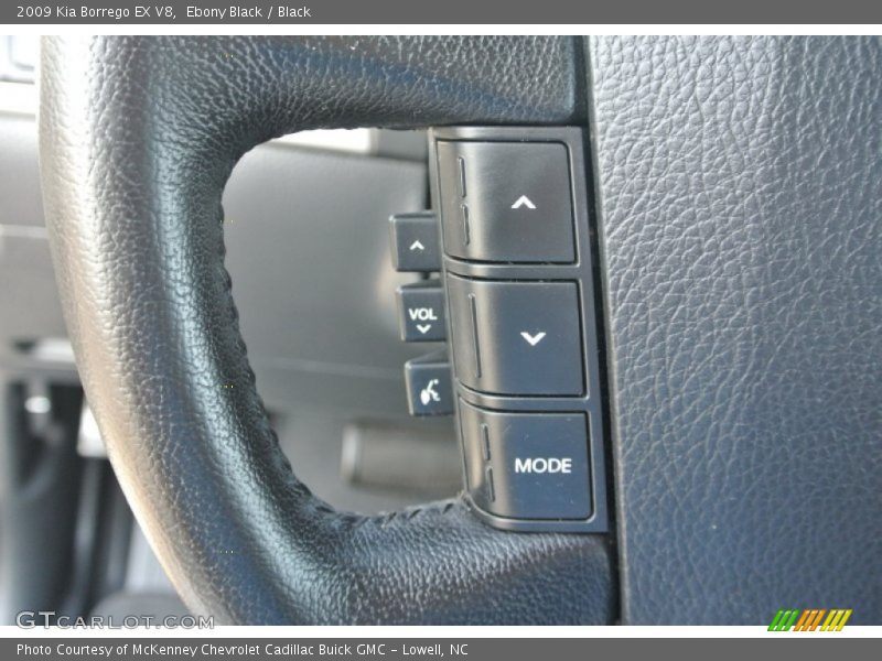 Controls of 2009 Borrego EX V8