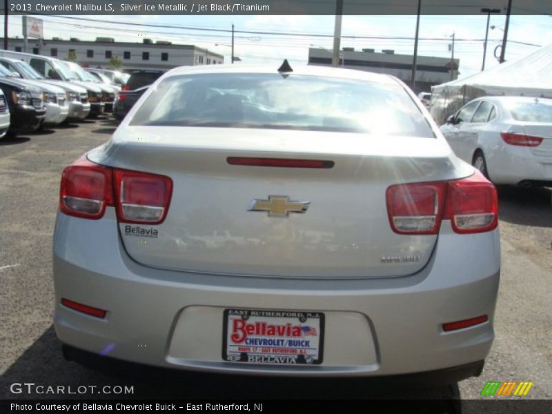 Silver Ice Metallic / Jet Black/Titanium 2013 Chevrolet Malibu LS
