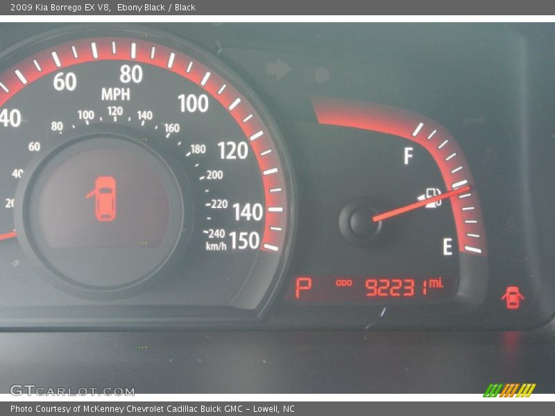 Ebony Black / Black 2009 Kia Borrego EX V8