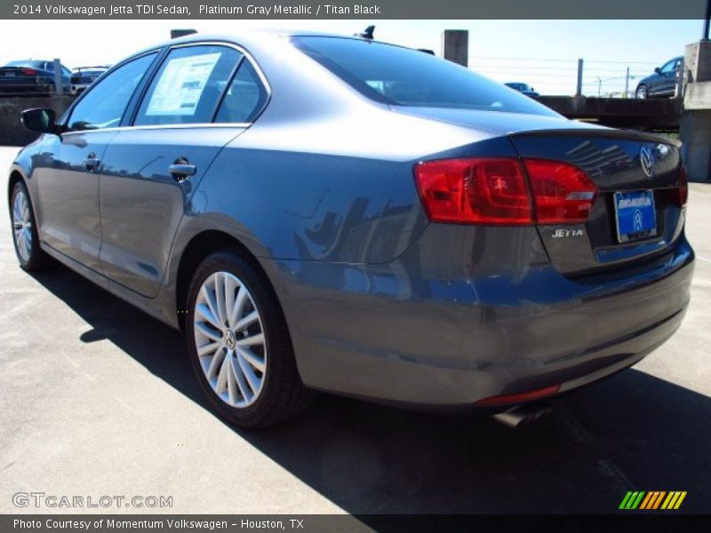 Platinum Gray Metallic / Titan Black 2014 Volkswagen Jetta TDI Sedan