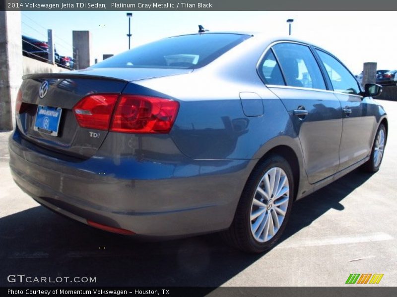 Platinum Gray Metallic / Titan Black 2014 Volkswagen Jetta TDI Sedan