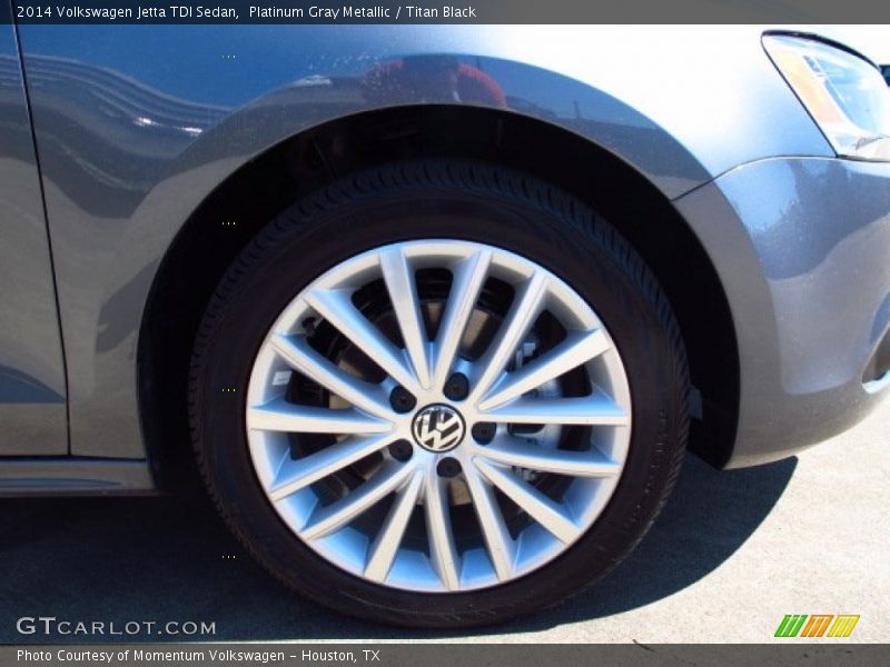 Platinum Gray Metallic / Titan Black 2014 Volkswagen Jetta TDI Sedan