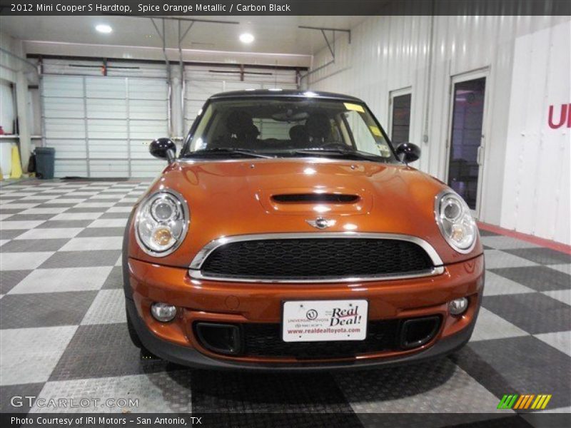 Spice Orange Metallic / Carbon Black 2012 Mini Cooper S Hardtop