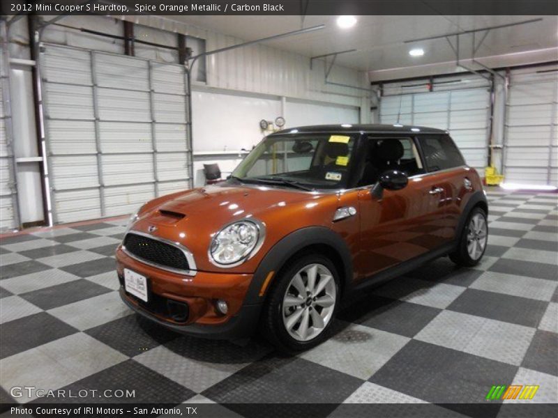 Spice Orange Metallic / Carbon Black 2012 Mini Cooper S Hardtop