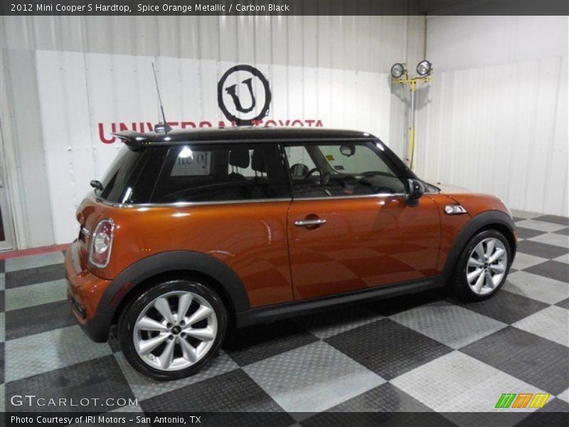 Spice Orange Metallic / Carbon Black 2012 Mini Cooper S Hardtop