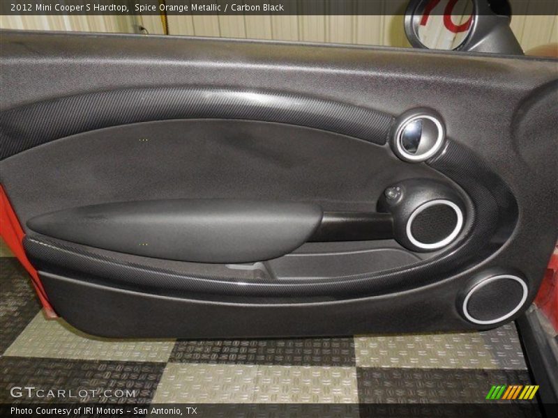 Spice Orange Metallic / Carbon Black 2012 Mini Cooper S Hardtop
