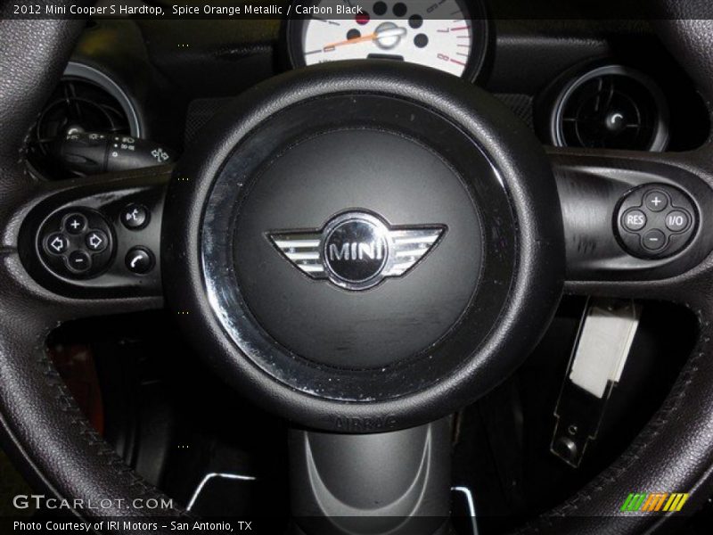 Spice Orange Metallic / Carbon Black 2012 Mini Cooper S Hardtop