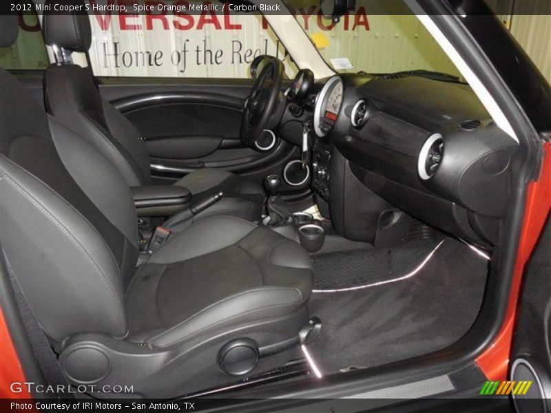 Spice Orange Metallic / Carbon Black 2012 Mini Cooper S Hardtop
