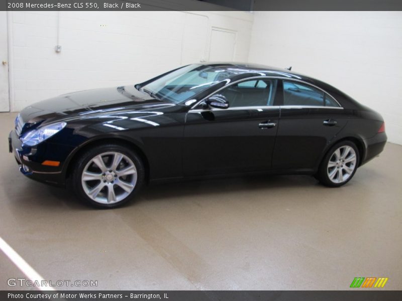 Black / Black 2008 Mercedes-Benz CLS 550