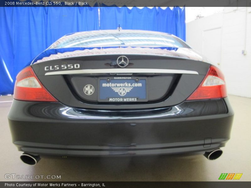 Black / Black 2008 Mercedes-Benz CLS 550