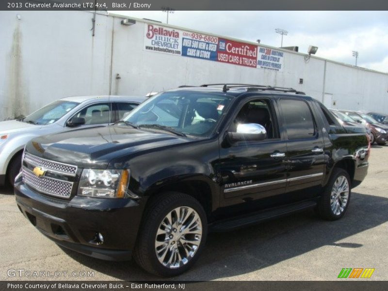 Black / Ebony 2013 Chevrolet Avalanche LTZ 4x4
