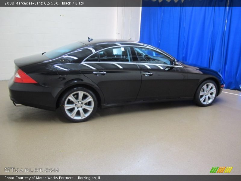 Black / Black 2008 Mercedes-Benz CLS 550