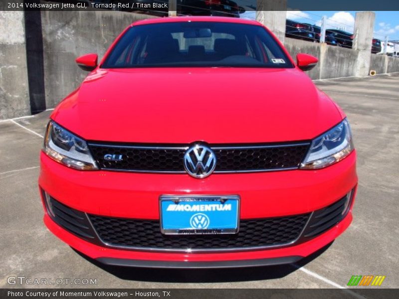 Tornado Red / Titan Black 2014 Volkswagen Jetta GLI