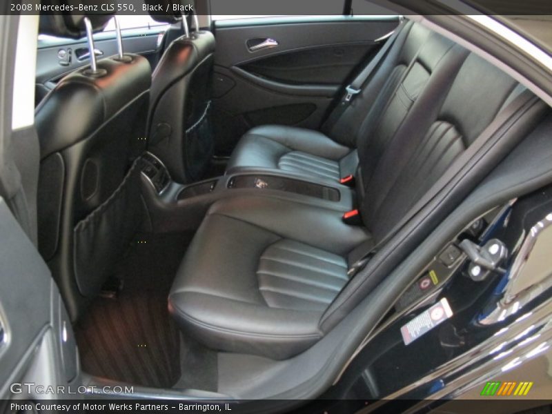 Black / Black 2008 Mercedes-Benz CLS 550
