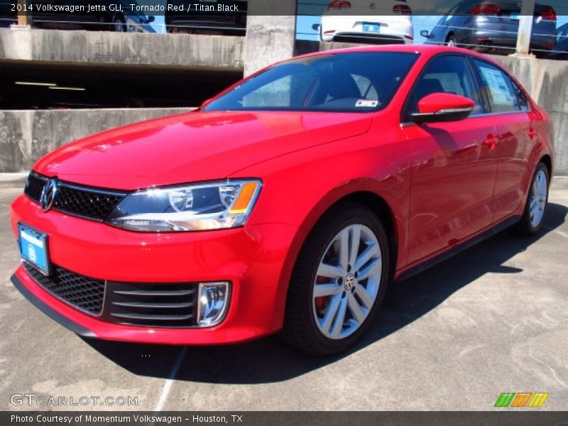 Tornado Red / Titan Black 2014 Volkswagen Jetta GLI
