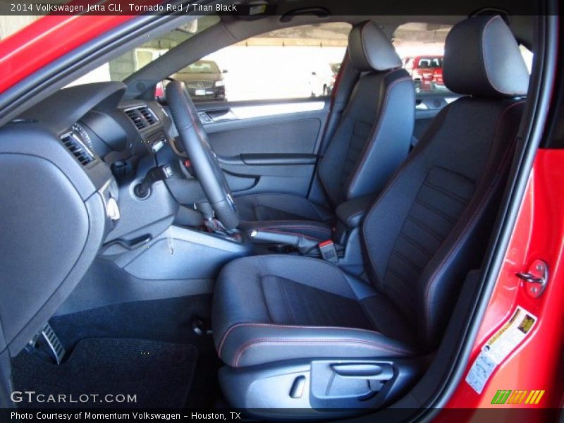 Tornado Red / Titan Black 2014 Volkswagen Jetta GLI