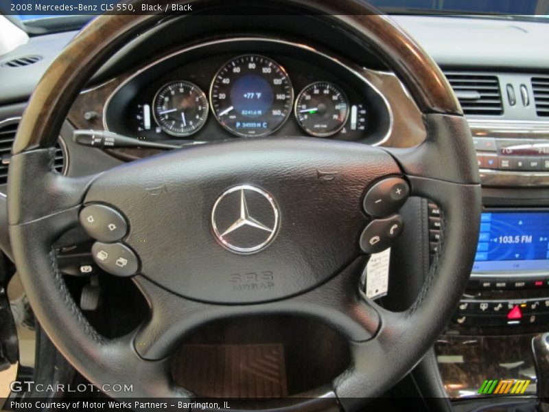 Black / Black 2008 Mercedes-Benz CLS 550