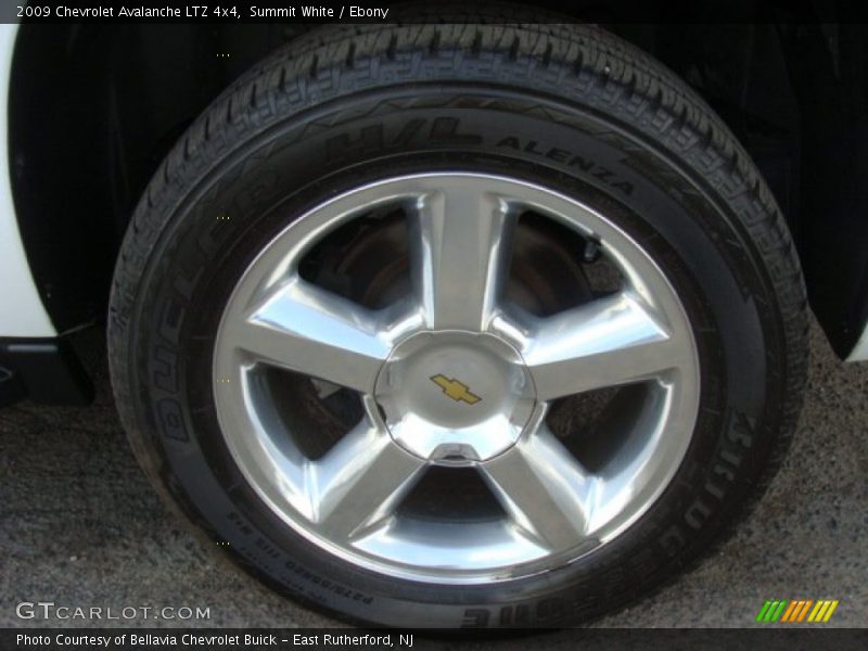 Summit White / Ebony 2009 Chevrolet Avalanche LTZ 4x4