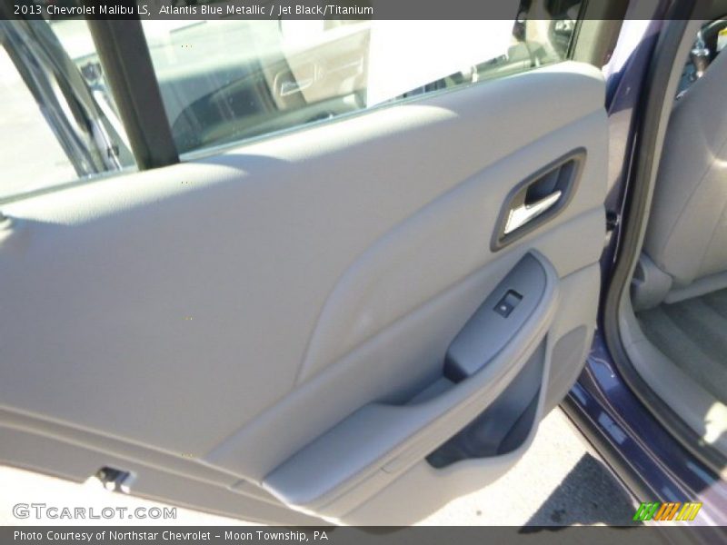 Atlantis Blue Metallic / Jet Black/Titanium 2013 Chevrolet Malibu LS