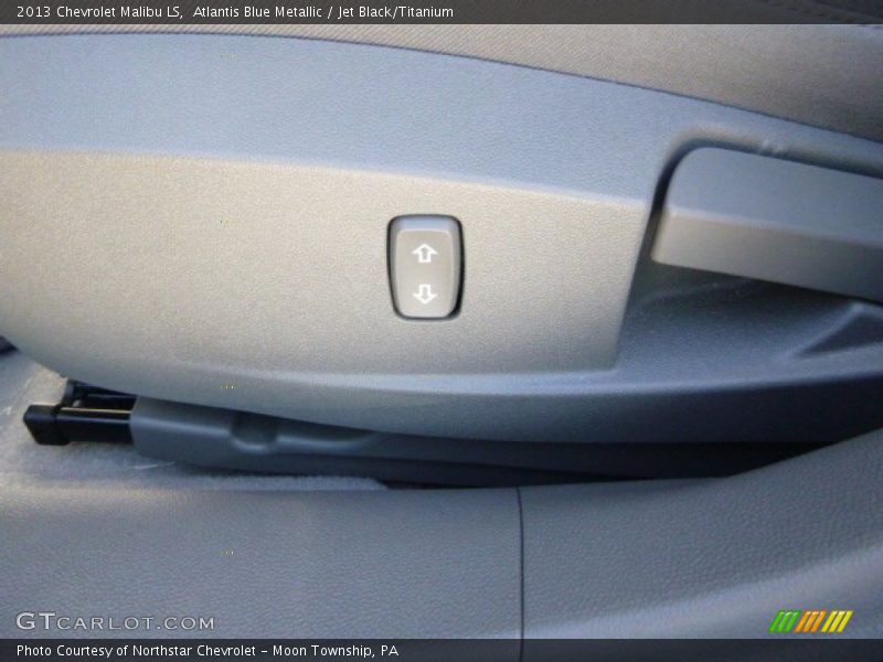 Atlantis Blue Metallic / Jet Black/Titanium 2013 Chevrolet Malibu LS