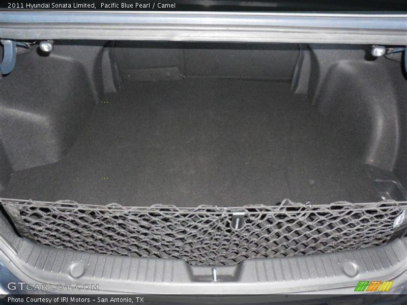 Pacific Blue Pearl / Camel 2011 Hyundai Sonata Limited