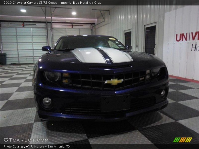 Imperial Blue Metallic / Gray 2010 Chevrolet Camaro SS/RS Coupe