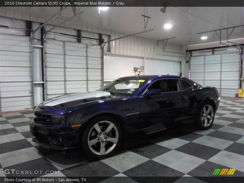 Imperial Blue Metallic / Gray 2010 Chevrolet Camaro SS/RS Coupe