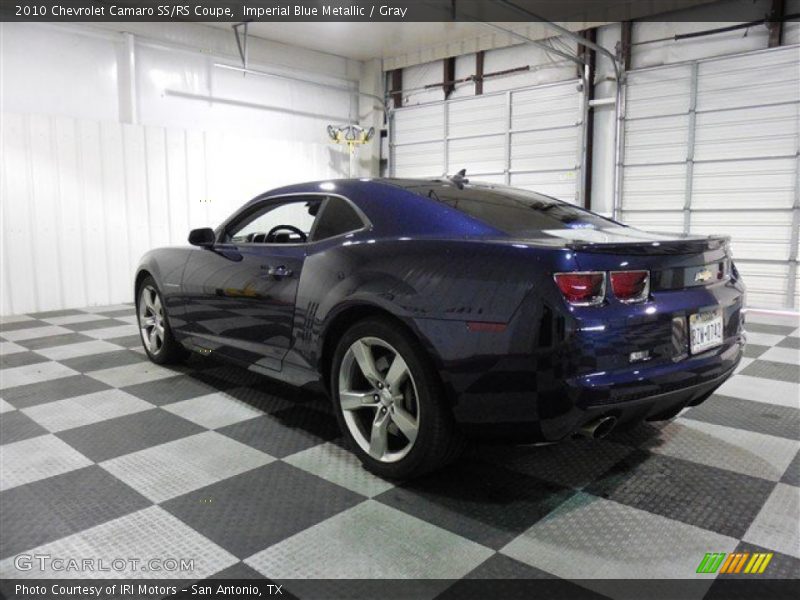 Imperial Blue Metallic / Gray 2010 Chevrolet Camaro SS/RS Coupe