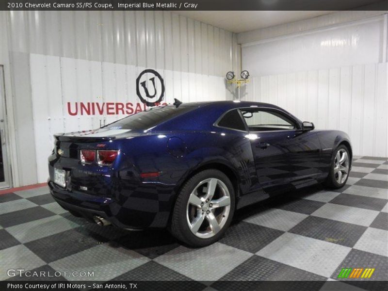 Imperial Blue Metallic / Gray 2010 Chevrolet Camaro SS/RS Coupe