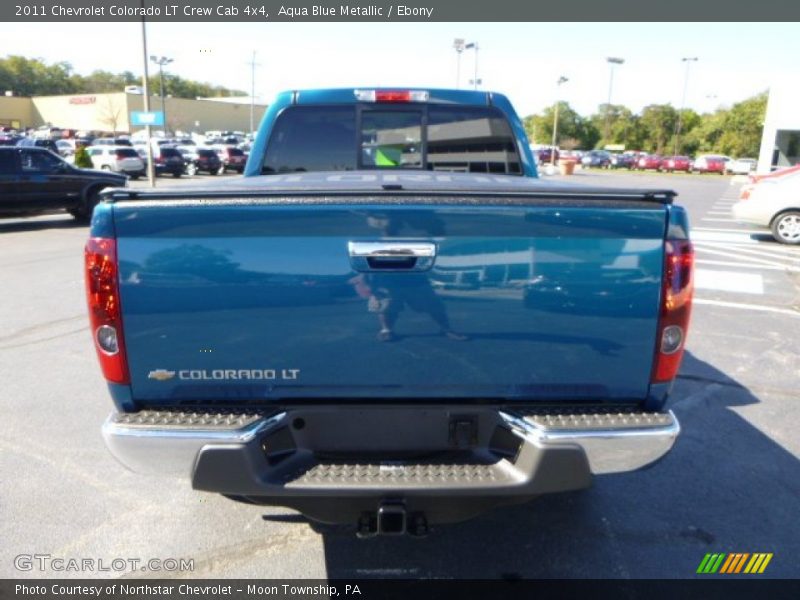 Aqua Blue Metallic / Ebony 2011 Chevrolet Colorado LT Crew Cab 4x4