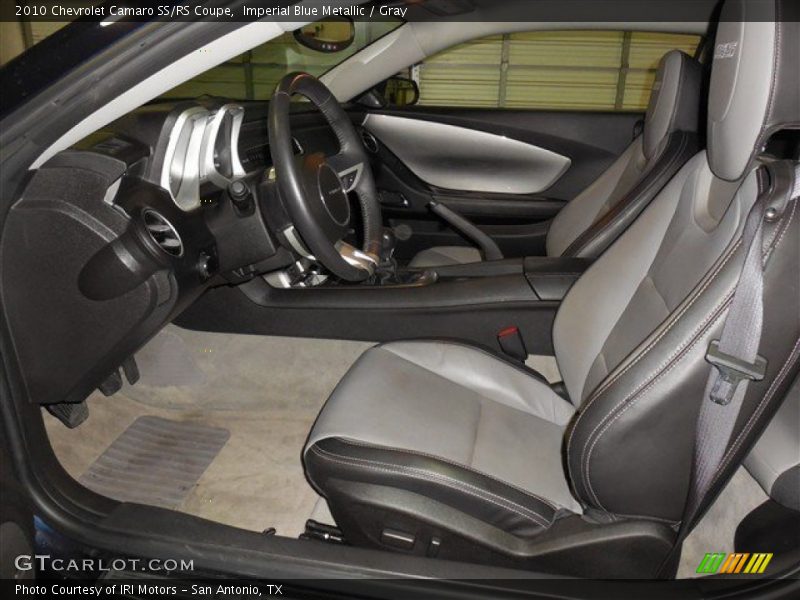 Imperial Blue Metallic / Gray 2010 Chevrolet Camaro SS/RS Coupe