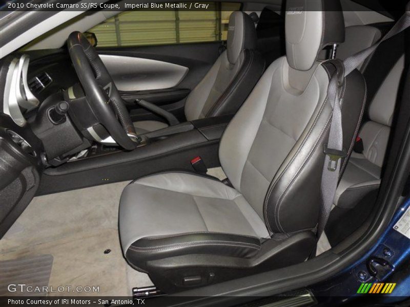 Imperial Blue Metallic / Gray 2010 Chevrolet Camaro SS/RS Coupe