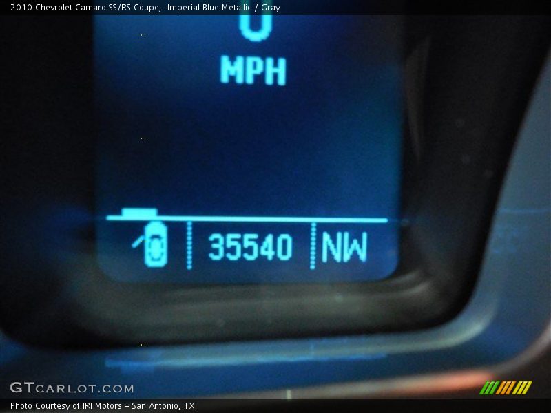Imperial Blue Metallic / Gray 2010 Chevrolet Camaro SS/RS Coupe