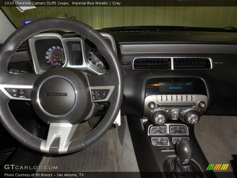 Imperial Blue Metallic / Gray 2010 Chevrolet Camaro SS/RS Coupe