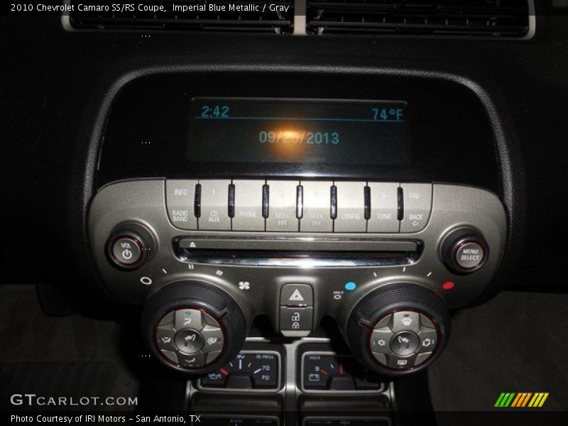 Imperial Blue Metallic / Gray 2010 Chevrolet Camaro SS/RS Coupe