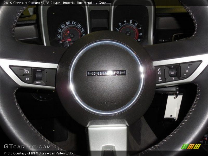 Imperial Blue Metallic / Gray 2010 Chevrolet Camaro SS/RS Coupe