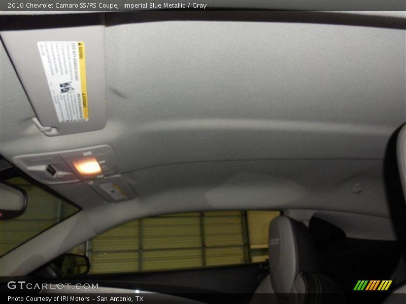 Imperial Blue Metallic / Gray 2010 Chevrolet Camaro SS/RS Coupe