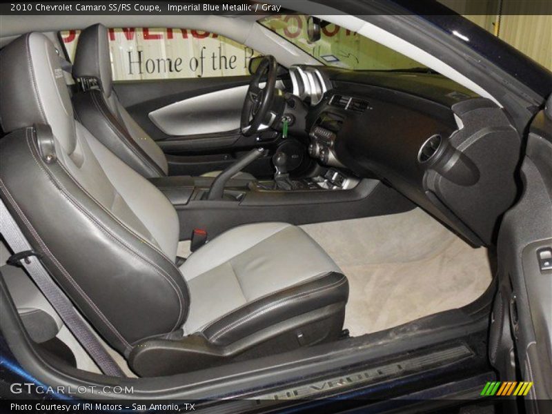 Imperial Blue Metallic / Gray 2010 Chevrolet Camaro SS/RS Coupe