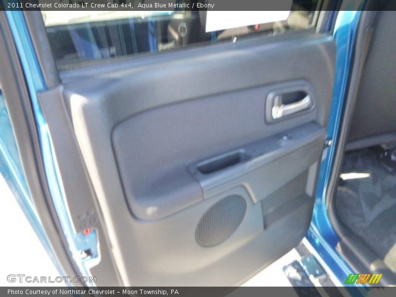 Aqua Blue Metallic / Ebony 2011 Chevrolet Colorado LT Crew Cab 4x4