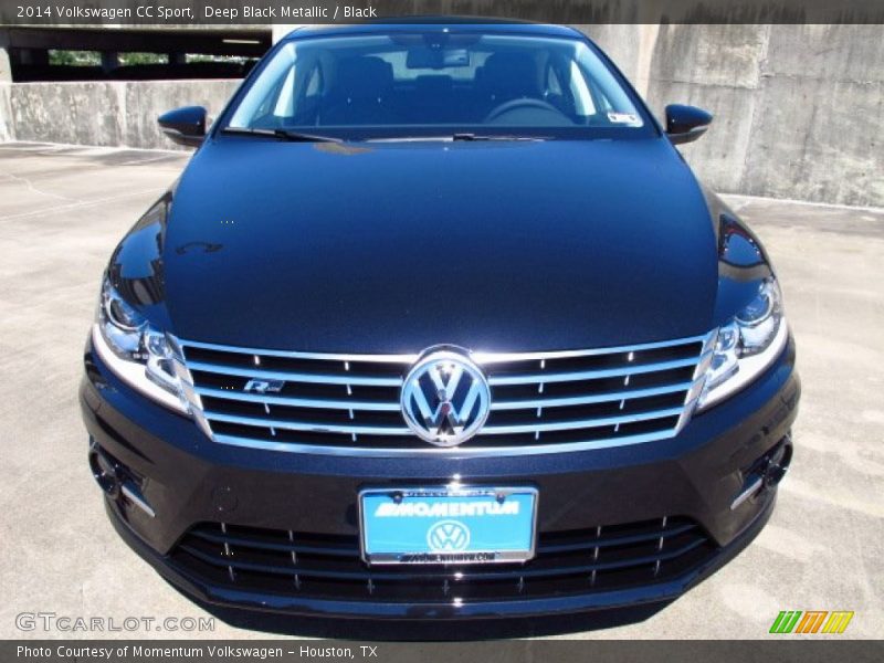 Deep Black Metallic / Black 2014 Volkswagen CC Sport