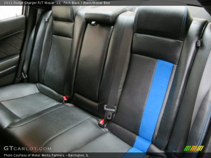 Rear Seat of 2011 Charger R/T Mopar '11