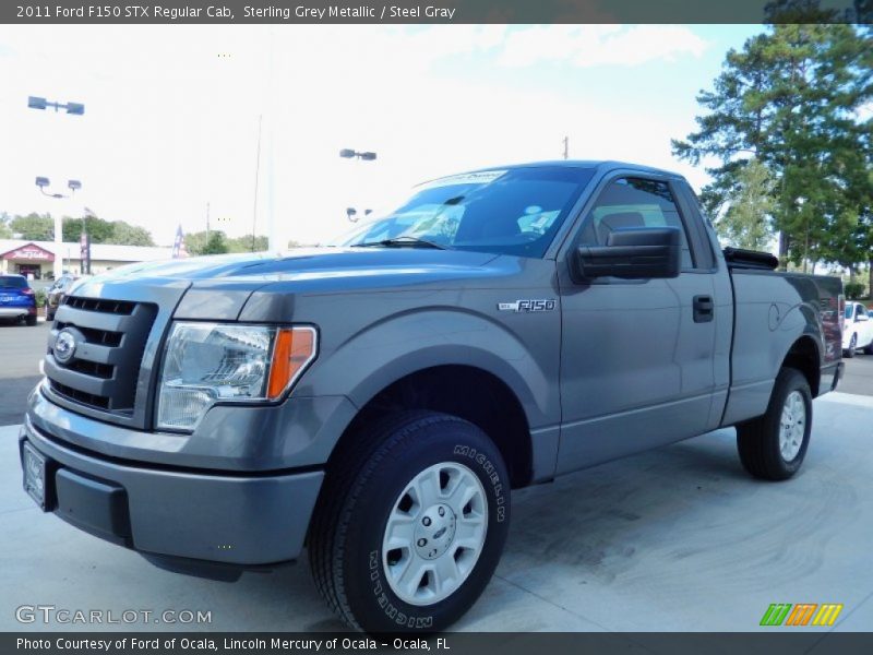 Sterling Grey Metallic / Steel Gray 2011 Ford F150 STX Regular Cab